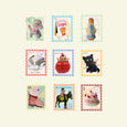 Shellflower - Stamps Washi Flake Stickers