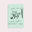 Stay Home Club - Bite the Hand - Waterproof Vinyl Sticker