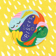 Free Period Press - Pisces Zodiac Vinyl Sticker