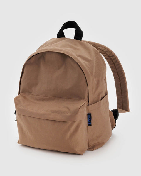 Baggu - Medium Nylon Backpack - Cocoa