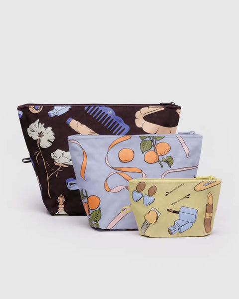 Baggu - Go Pouch Set - Get Ready With Me – Pinky's Melbourne