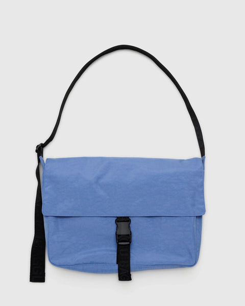 Baggu - Nylon Messenger Bag - Pansy Blue *PRE-ORDER FOR SHIPPING AFTER MAY 8TH*