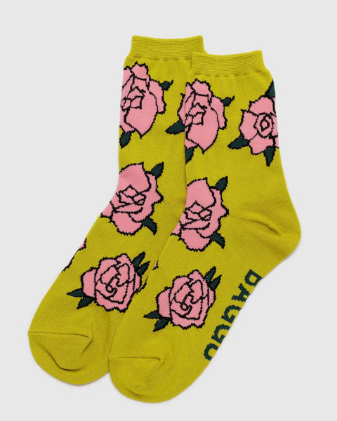 Baggu - Crew Sock - Rose *PRE-ORDER FOR SHIPPING AFTER MAY 8TH*