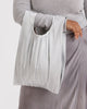 Baggu - Pleated Baggu - Chrome Metallic