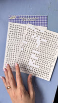 Martina's Tiny Store - Bead Letter Sticker Sheets