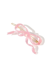 Hey Ricochet - Ribbon Bow Clip in Pink