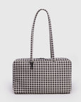 Baggu - Medium Nylon Bowler Bag - Black & White Gingham