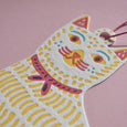 The Printed Peanut - Cat Letterpress Die Cut Decoration