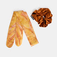 Chunks - Silk Tie Scrunchie in Baguette