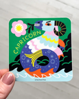 Free Period Press - Capricorn Zodiac Vinyl Sticker