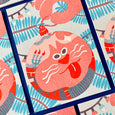 YUK FUN Christmas Card - Cat Bauble