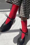 Le Bon Shoppe - Her Socks Lurex - Ruby