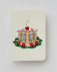 Canonbury Press - Saffron Cream Blancmange Greeting Card