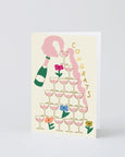 Wrap - Greetings Card - Congrats Champagne