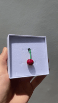 Jean Riley - XL Cindy Cherry Glass Stud