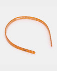 Chunks - Classic Headband in Caramel Plaid