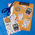 Gentle Thrills - Collage Sticker Sheet