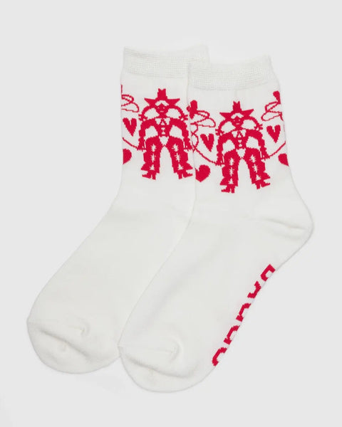 Baggu - Crew Sock - Cowgirl
