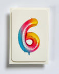 Canonbury Press - Birthday Balloon No.6 Greeting Card