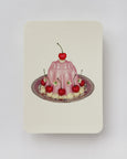Canonbury Press - Rose Petal Cream Blancmange Greeting Card