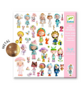 Djeco - Metallic Stickers - Tinyly