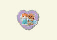 Shellflower - Best Friends Glitter Vinyl Sticker
