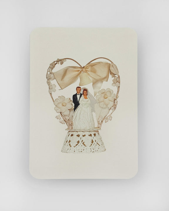 Canonbury Press - Wedding Cake Topper No.4 Greeting Card
