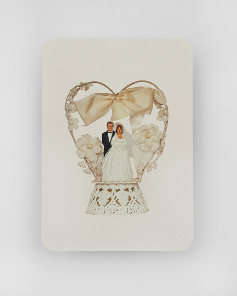 Canonbury Press - Wedding Cake Topper No.4 Greeting Card