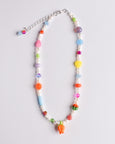 Pinky's x Jean Riley - Emily Green Pearl Tulip Necklace - Orange