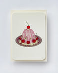 Canonbury Press - Rose Petal Cream Blancmange Greeting Card