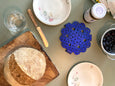 We Are Out of Office - Blue Smiley Trivet