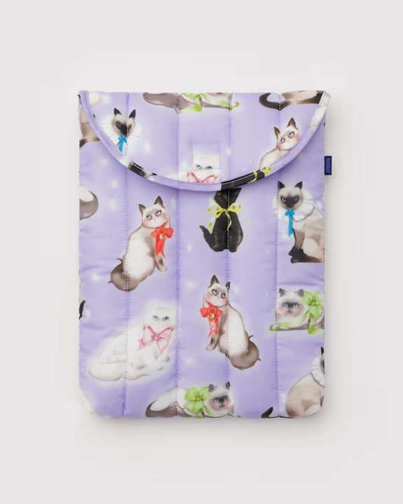 Baggu - Puffy Laptop Sleeve - 13/14 inch - Fancy Cats