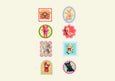 Shellflower - Toys - Washi Flake Stickers