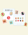 Shellflower - Toys - Washi Flake Stickers