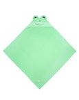 Dock & Bay - Baby Hooded Towel Animal Collection - Frankie Frog