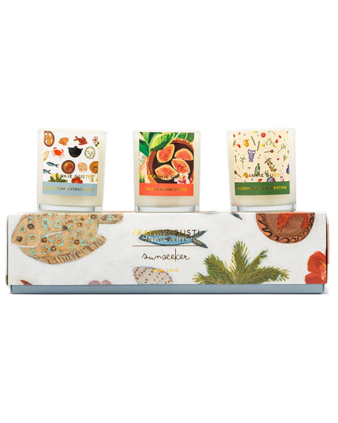 Frankie Gusti - Sunseeker Mini Candle Trio