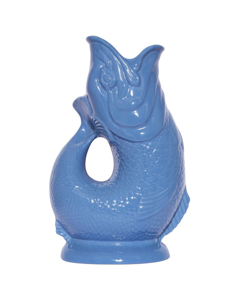 The Original Gluggle Jug - Pitcher Vase - XL - Sea Blue