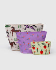 Baggu - Go Pouch Set - Painted Prairie