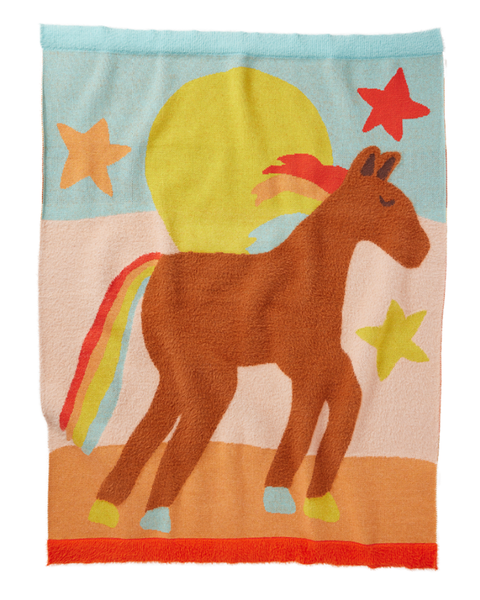 Halcyon Nights - Baby Blanket - Giddy Up