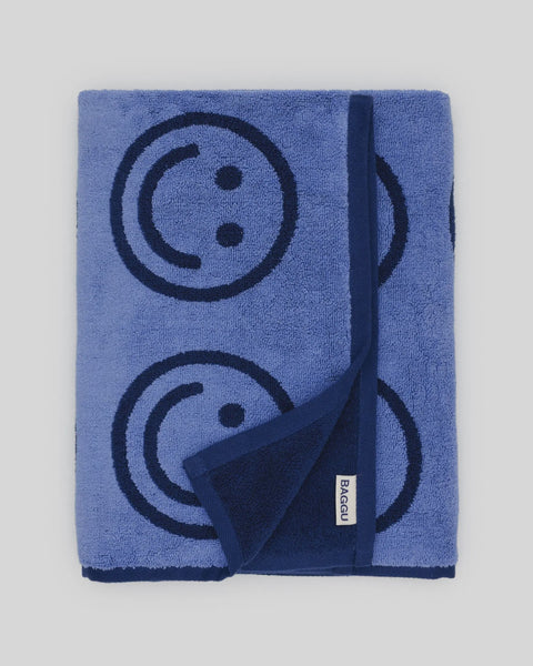Baggu - Bath Towel - Happy Blue