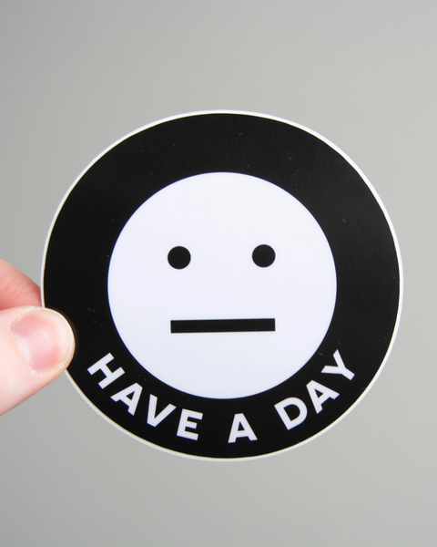 Curlworks - Have A Day - Vinyl Sticker