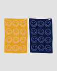 Baggu - Hand Towel Set of 2 - Happy Blue Marigold