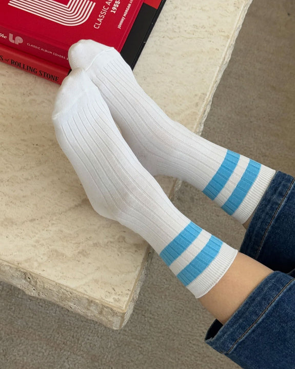 Le Bon Shoppe - Her Socks - Blue Stripe