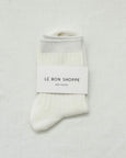 Le Bon Shoppe - Her Socks - Classic White