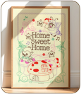 Hannah-Michelle Bayley - Home Sweet Home - A3 Print