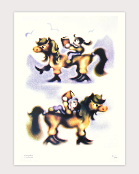 Jumbo Press - Horse Book A3 Print (Limited Edition)