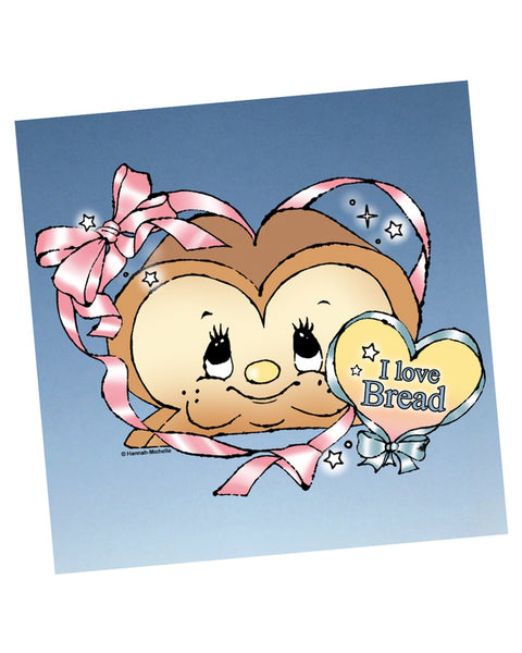 Hannah-Michelle Bayley - I Love Bread Print