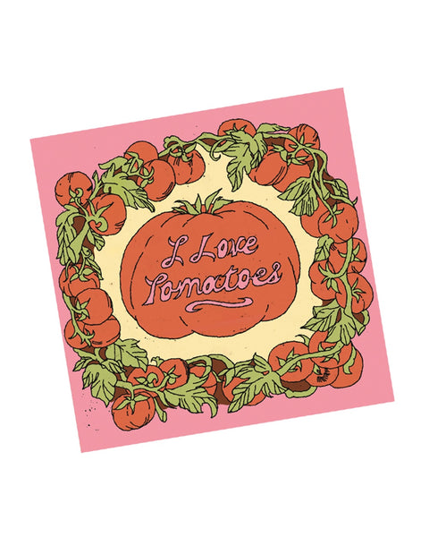 Hannah-Michelle Bayley - I Love Tomatoes Print