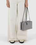Baggu - Nylon Bowler Bag - Black & White Gingham