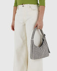 Baggu - Mini Nylon Shoulder Bag - Black & White Gingham